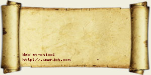 Irina Jakupi vizit kartica